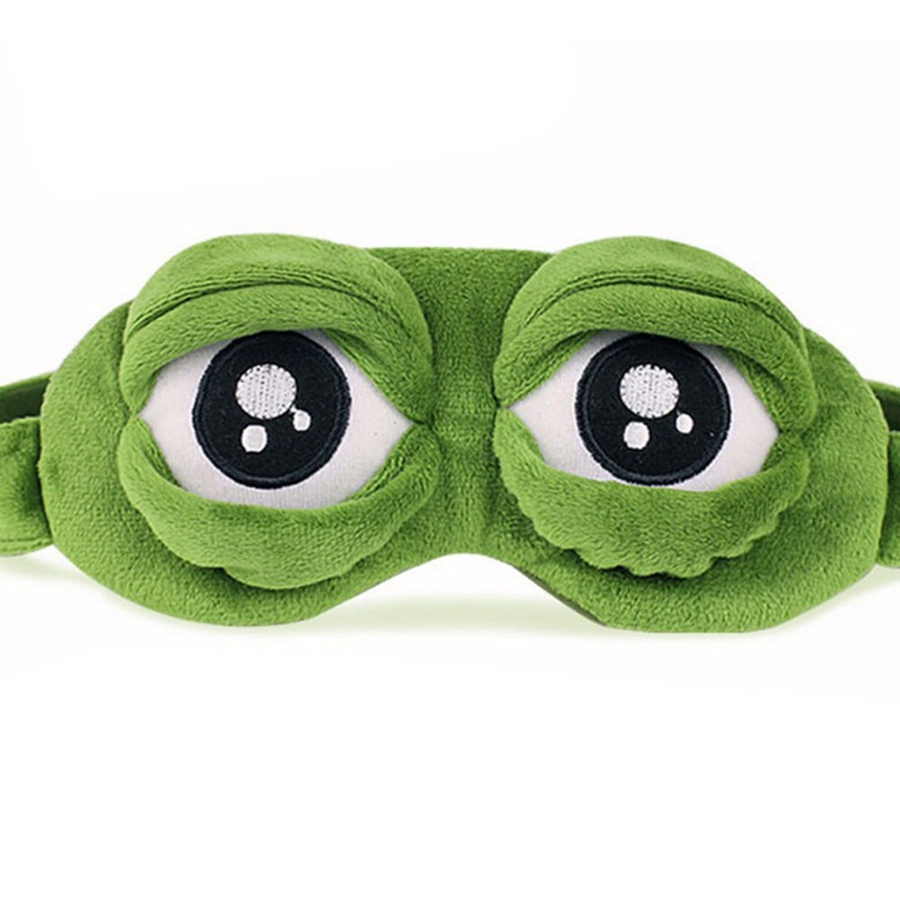 3D Schlafender Frosch Schlafmaske