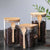 Bamboo- und Glas-3-teiliger Behältersatz Brehn
