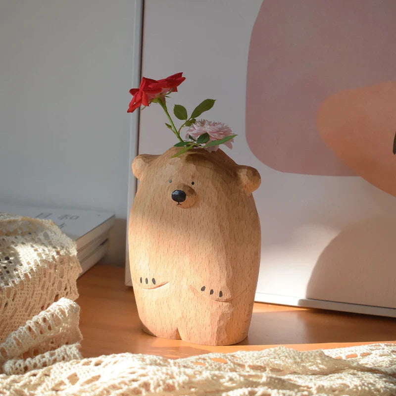 Süßer kleiner Bären-Blumenvase | Brehn
