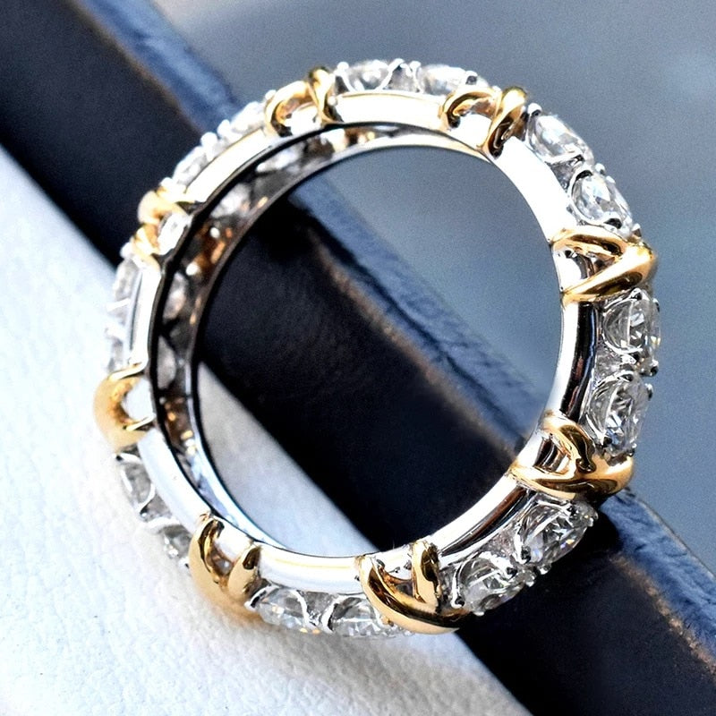Brehn | Handgemachter Kreativer Ewigkeit Zirkonring