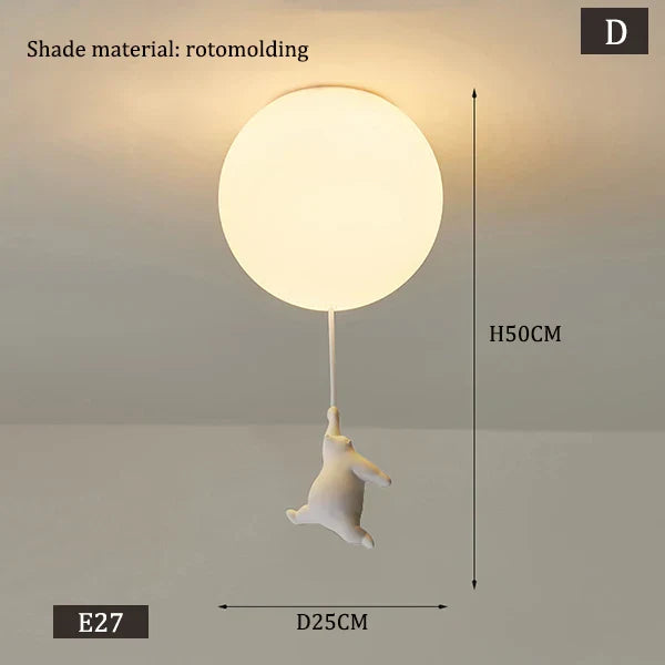 Hängende Bären Ballons Lampe | Brehn