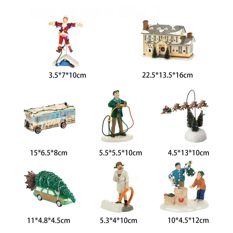 Brehn | Miniatur Weihnachtshaus Schreibtisch Dekor