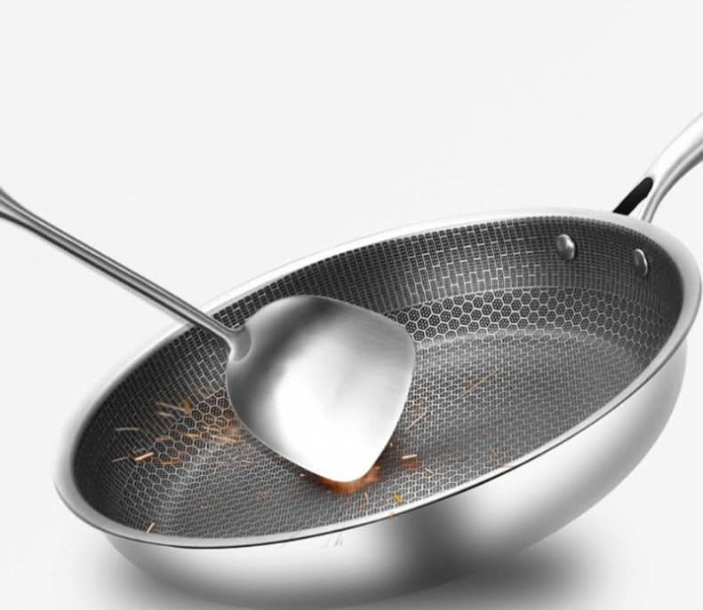 PanPro 30 cm Edelstahl-Antihaft-Bratpfanne