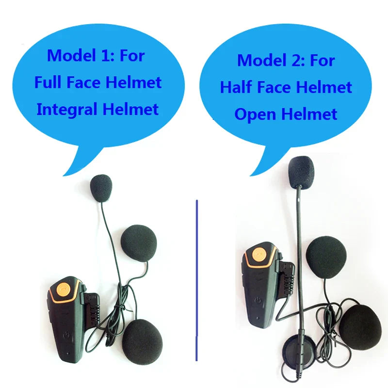 Wasserdichte Bluetooth-Motorrad-Intercom-Anlage mit FM-Radio und 1000 m Reichweite – RoadLink