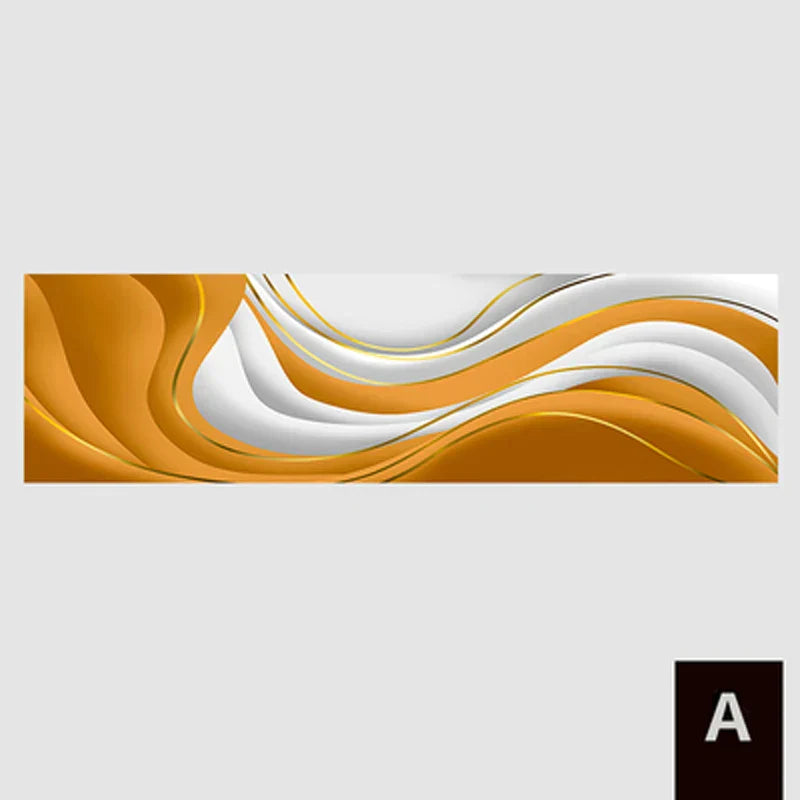 Modern Abstrakt Grün Grau Gold Fließendes Band Wandkunst Feine Kunst Leinwanddrucke Hochformat Bilder Für Wohnzimmer Foyer Treppenhaus Wanddekoration | Brehn