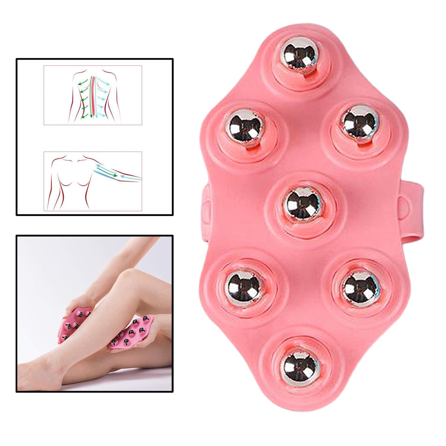 VIvolux | Magnetische Entlastungsrolle Einfacher Masseur