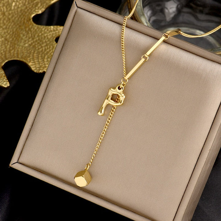 Brehn | Charmante Initialen Buchstaben Halskette