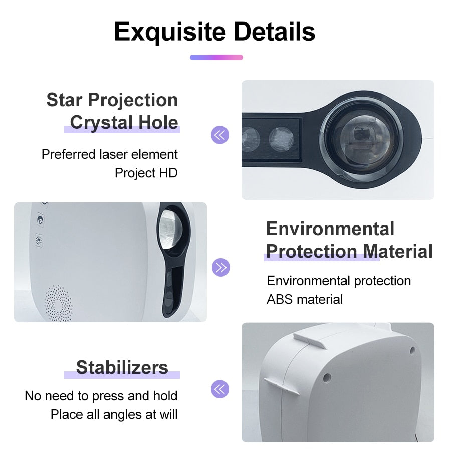 Galaxy Glow Rotierende Sternenhimmel Projektor | Brehn