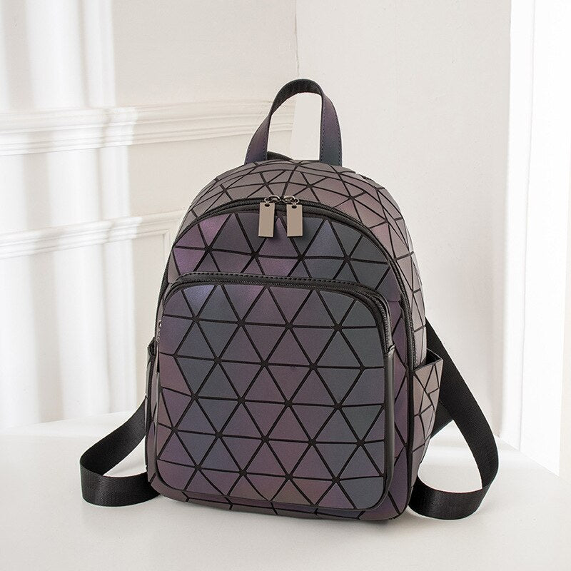 VIvolux | Rainbow Rise Luminous Holographischer Rucksack