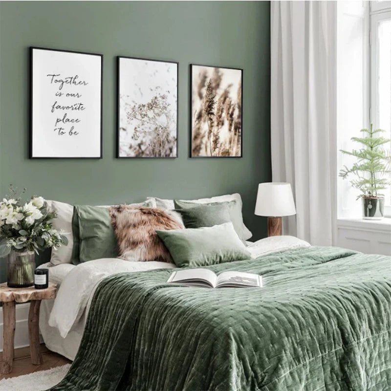 Bergsee Wildnis Landschaft Wandkunst Kunstdrucke Leinwand Poster Bilder von Ruhe für Wohnbereich Esszimmer Dekor