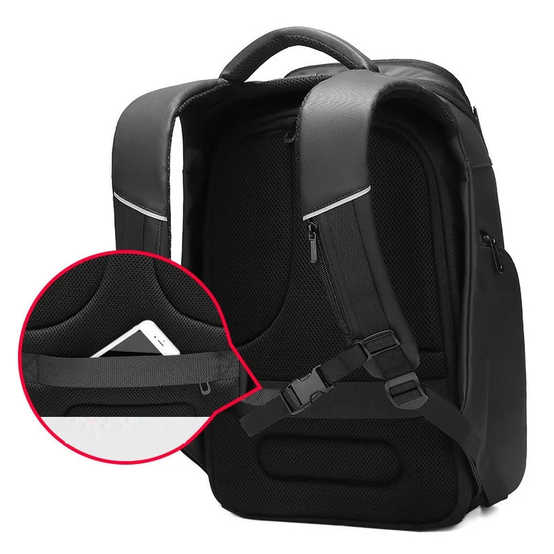Brehn | Business Travel RFID-blockierende Tasche Multi-Layer Rucksack