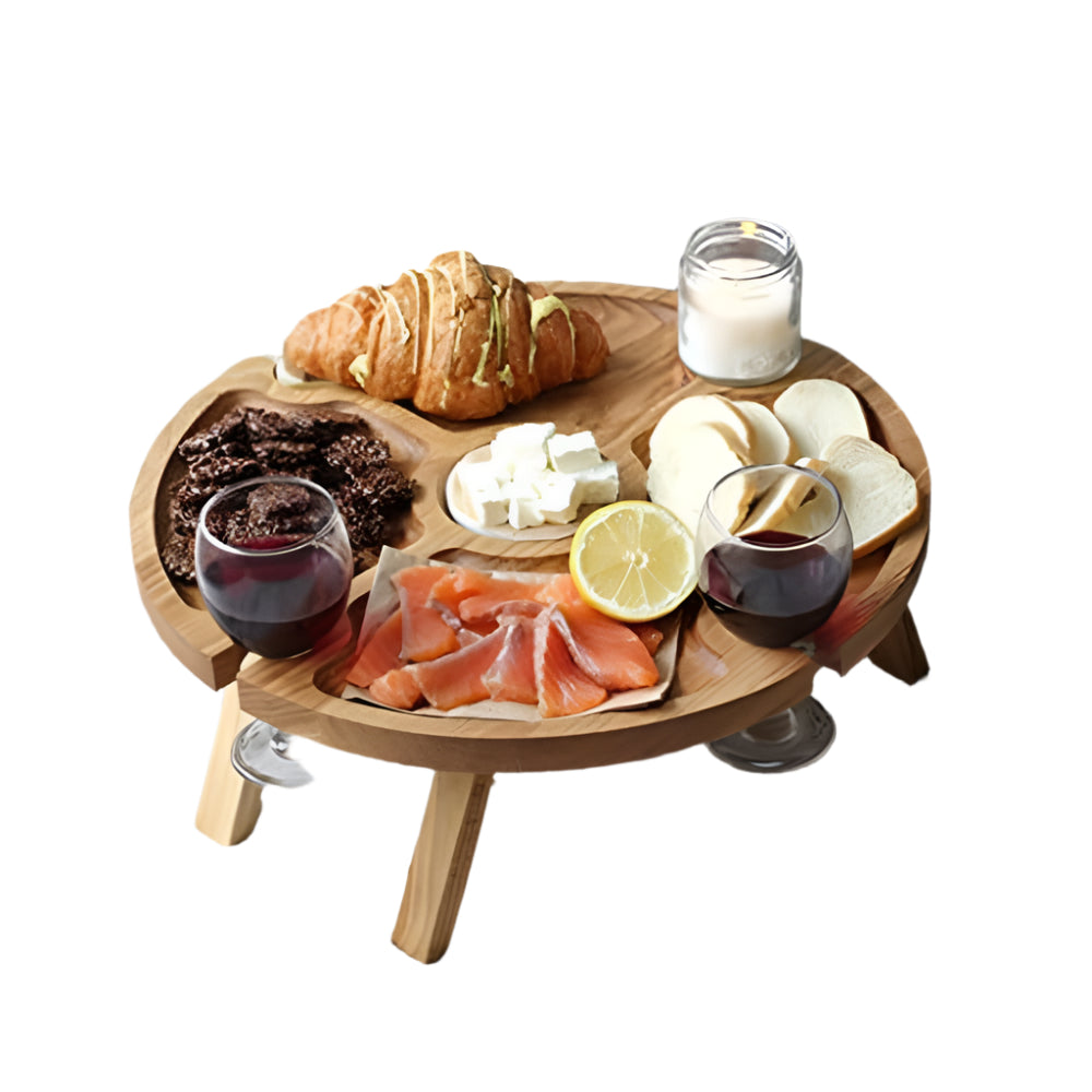 Brehn | GourmetElegance Brotzeitbrett Organizer | Raffinierter Organizer für Wurst und Käse mit Stil