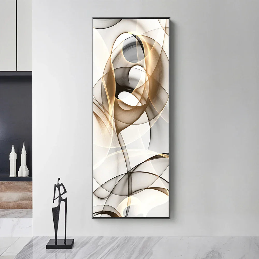 Minimalistische Fließende Ethische Abstrakte Wandkunst Feine Kunst Leinwanddrucke Bilder Für Moderne Wohnung Wohnzimmer Home Office Kunst Dekor | Brehn