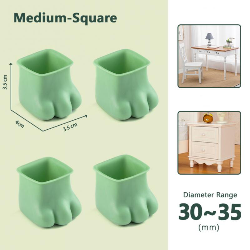 Brehn | 4Pcs Rutschfeste Katzenpfote Möbelbeinhülle