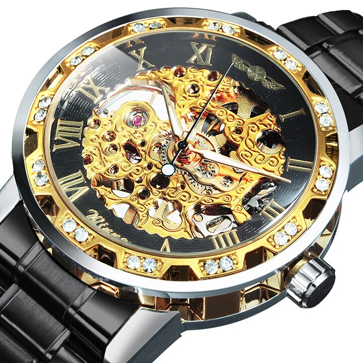 Brehn | Luminescente Mechanische Titan Skeleton Uhr