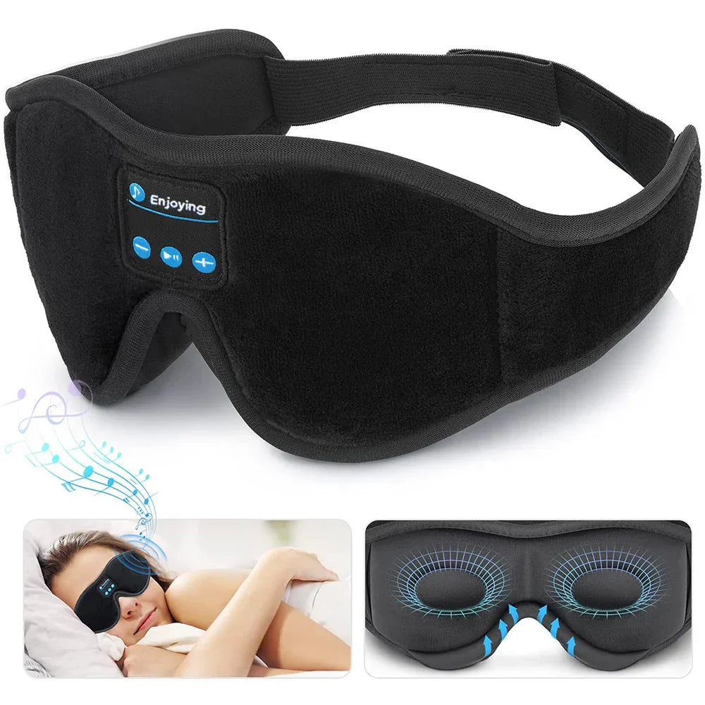 Brehn | LuxeSlumber Bluetooth-Schlafmaske | Genießen Sie HD-Sound für ungestörten Schlaf