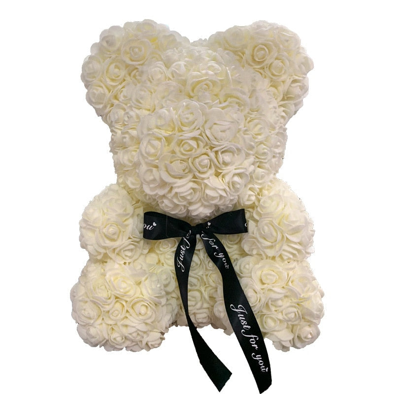 Brehn | Künstliche Rosenblumen Teddybär