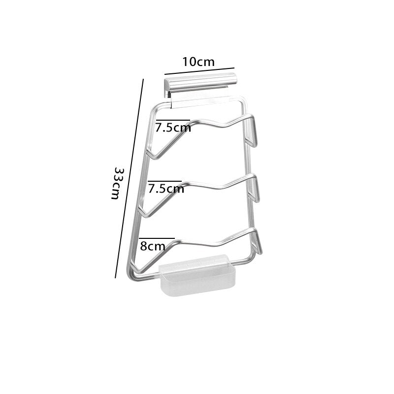 Brehn | Wandmontierter extremen Topfdeckelhalter Rack