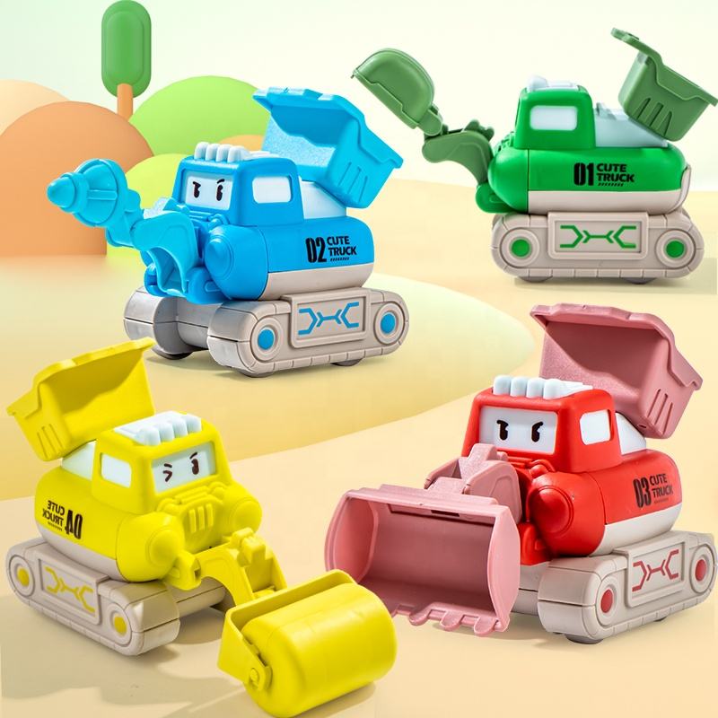 Brehn | Spielzeug-Baufahrzeug-Set für Kinder