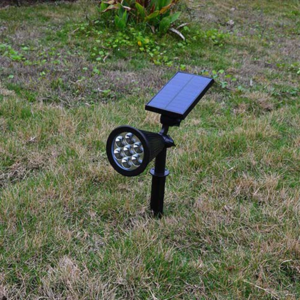 VIvolux | Solarbetriebene Farbige Verstellbare Gartenstrahler