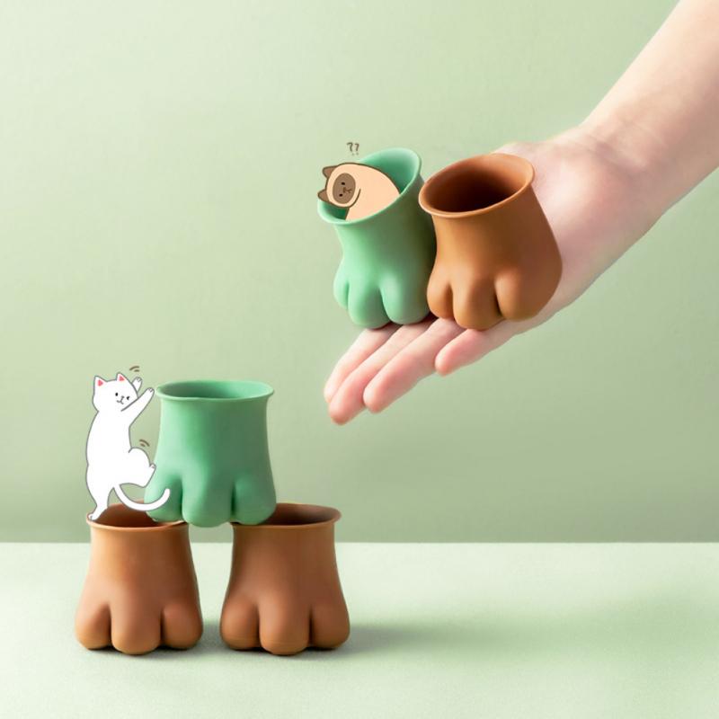 Brehn | 4Pcs Rutschfeste Katzenpfote Möbelbeinhülle