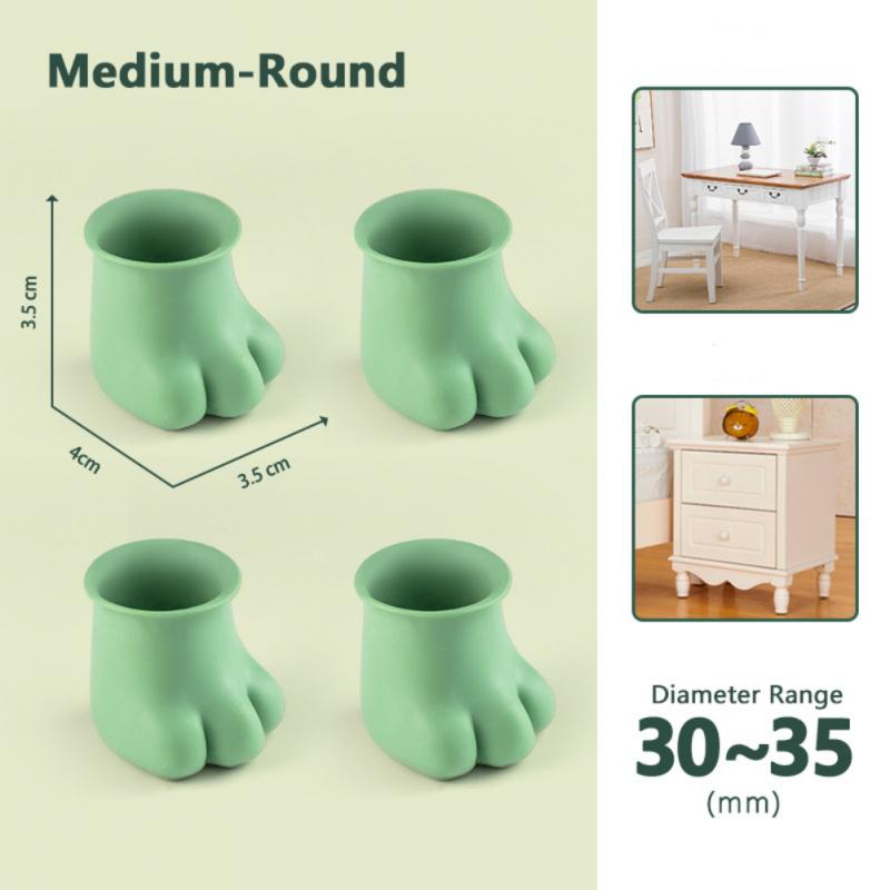 Brehn | 4Pcs Rutschfeste Katzenpfote Möbelbeinhülle