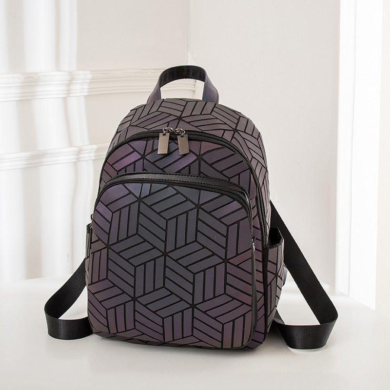 VIvolux | Rainbow Rise Luminous Holographischer Rucksack