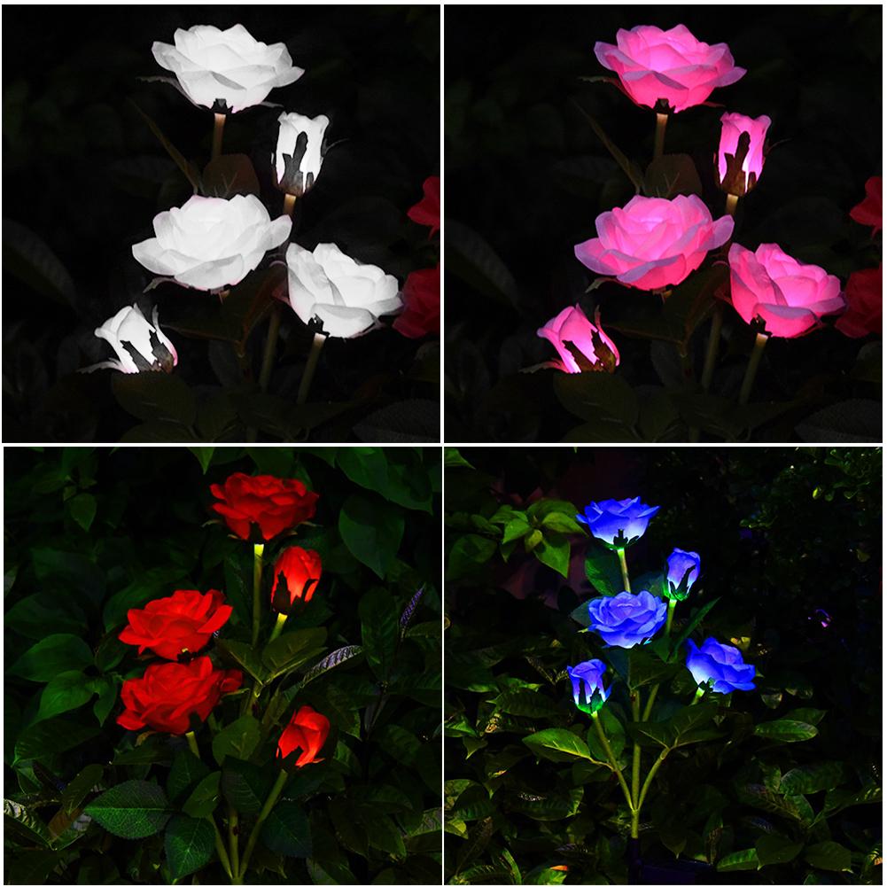 LED Solar Rose Decorative Light | Brehn