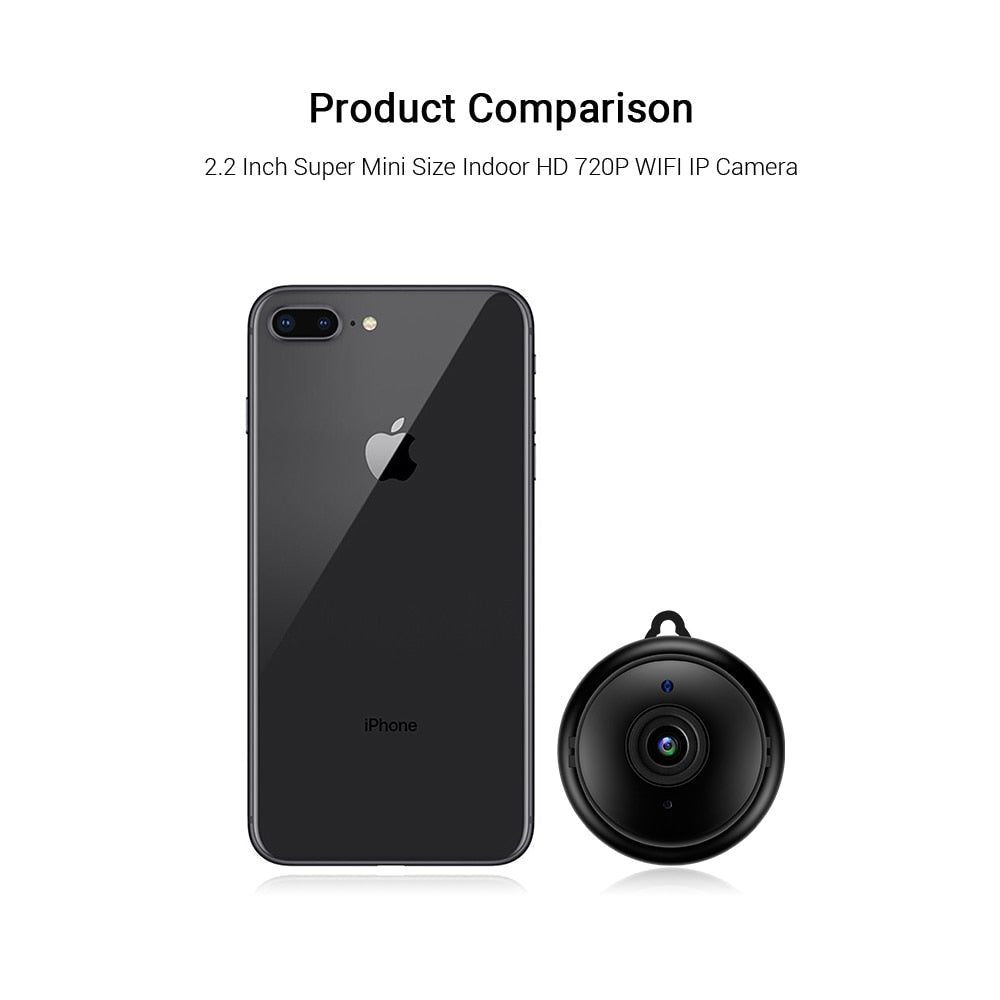 Brehn | Pro Sicherheitskamera mit WiFi 1080p HD | Mit Nachtsicht!