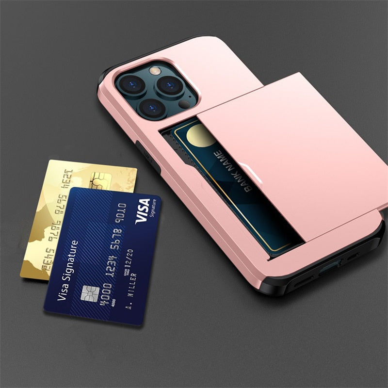 Brehn | Business Armor Slide Wallet iPhone Hülle