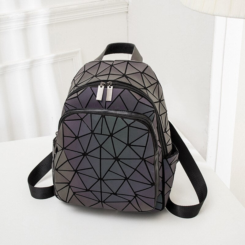 VIvolux | Rainbow Rise Luminous Holographischer Rucksack