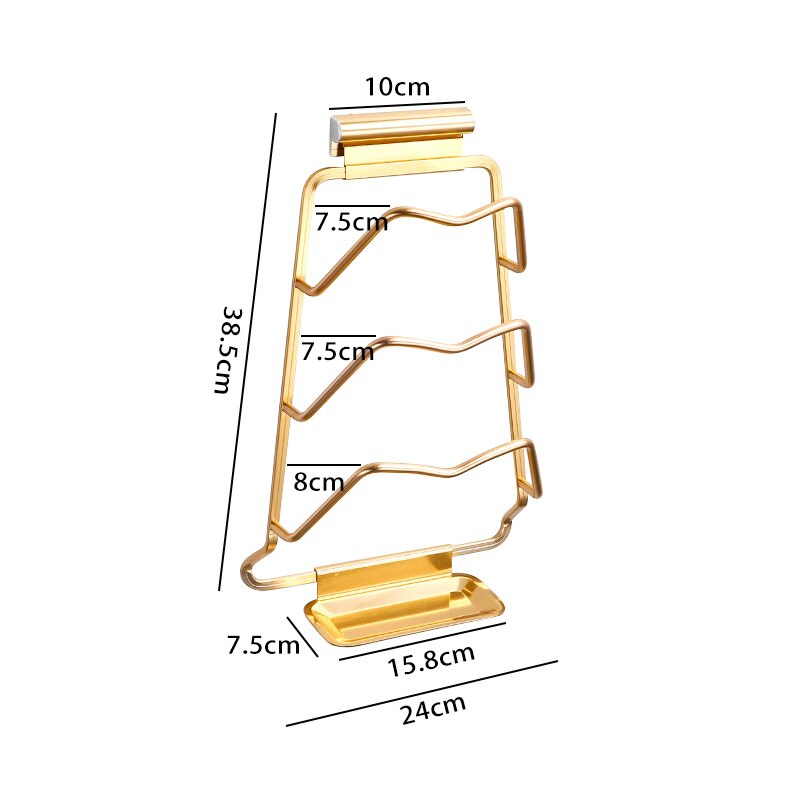 Brehn | Wandmontierter extremen Topfdeckelhalter Rack