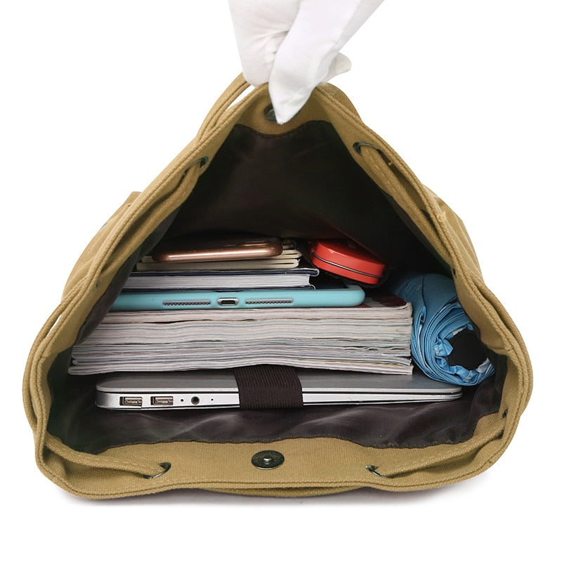 VIvolux | Große Kapazität Canvas Explorer Reise Rucksack