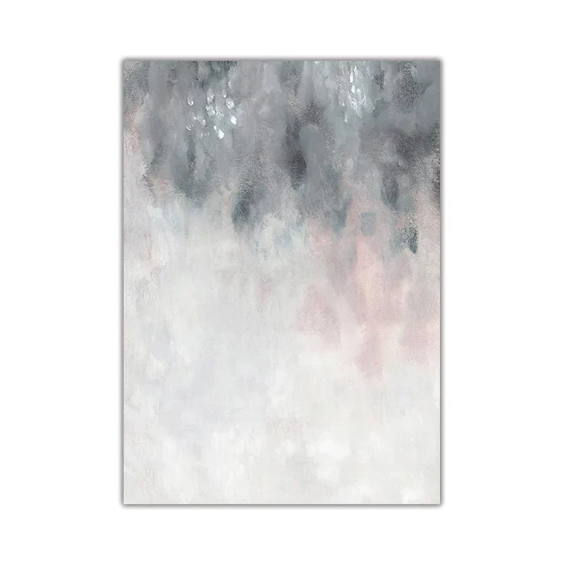 Abstracte Schattierungen von Pink Grau Minimalistische Wandkunst Feine Kunst Leinwanddrucke Bilder für moderne Wohnungen Wohnzimmer Kunst Dekor | Brehn