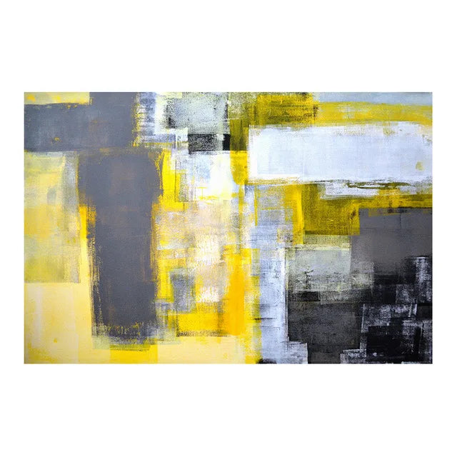 Großformatige abstrakte Wandkunst Fine Art Leinwanddrucke Beige Grau Orange Neutrale Farbe Zeitgenössische Wanddekoration Bild für moderne Wohnzimmerdekoration | Brehn