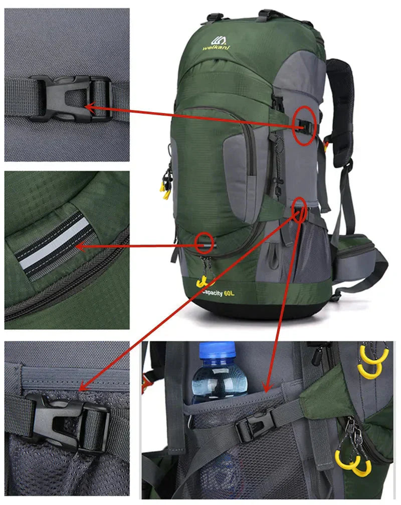 Brehn | 60L Rucksack - Wasserdicht