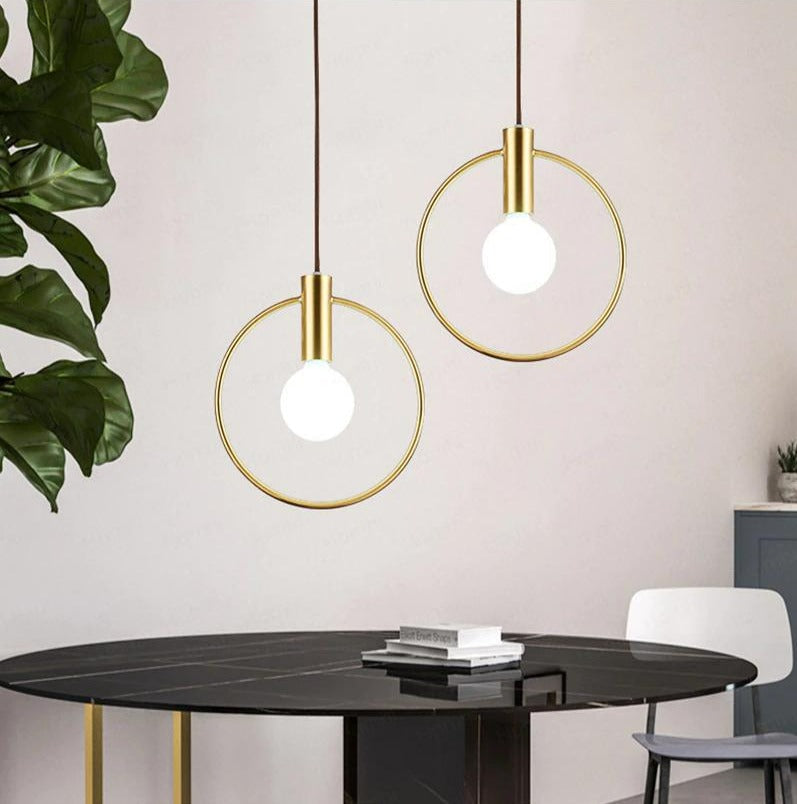 Moderne nordische Glaspendelleuchten