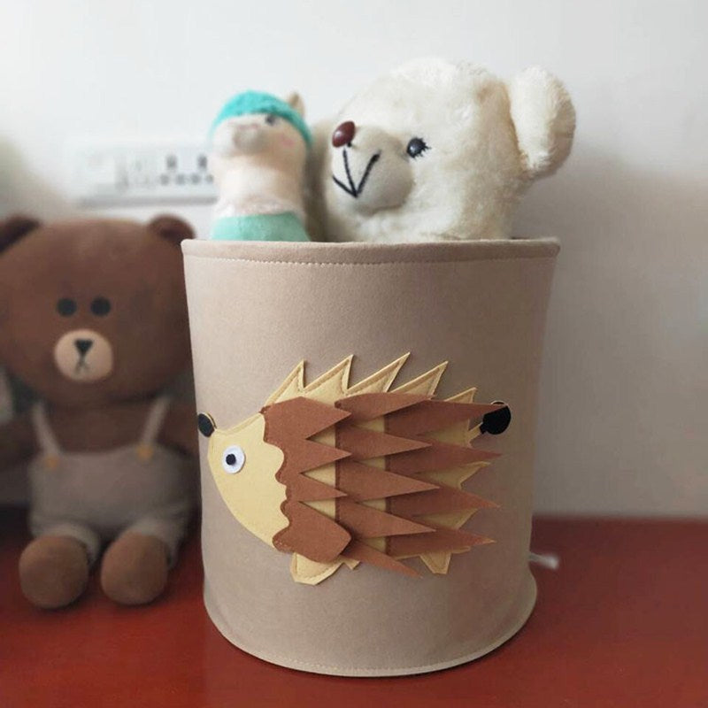 Safari Tiere Zusammenklappbarer Kinder Spielzeug Wäsche Organizer Korb | Brehn