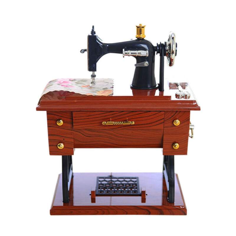 Brehn | Mini Craft Retro Nähmaschine Dekor