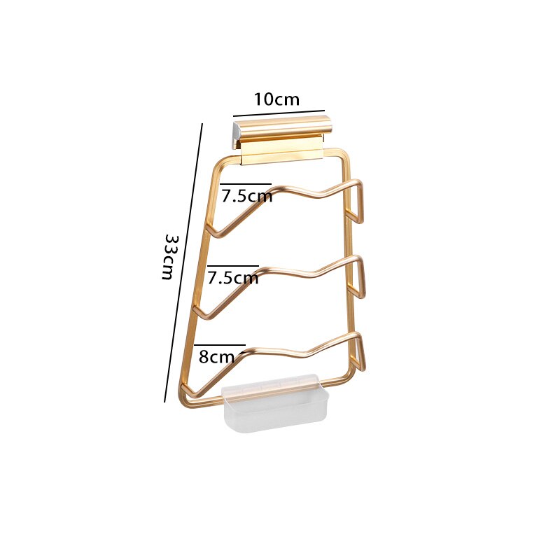 Brehn | Wandmontierter extremen Topfdeckelhalter Rack