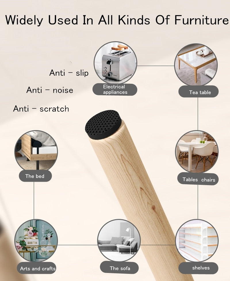 VIvolux | All Surface Rutschfeste Klebepad für Stuhlbeine