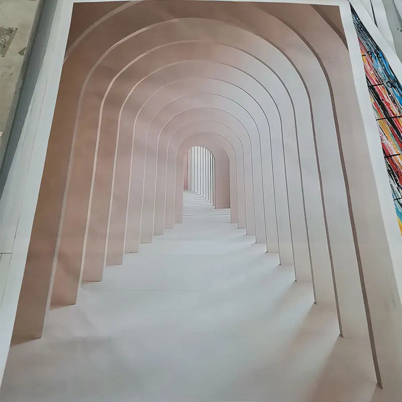 Minimalistische abstrakte architektonische Wandkunst feine Kunstleinwand Drucke Poster Bilder für moderne Apartment Wohnzimmer Büro Dekor | Brehn