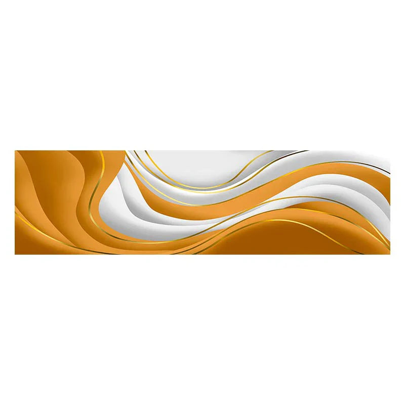 Modern Abstrakt Grün Grau Gold Fließendes Band Wandkunst Feine Kunst Leinwanddrucke Hochformat Bilder Für Wohnzimmer Foyer Treppenhaus Wanddekoration | Brehn
