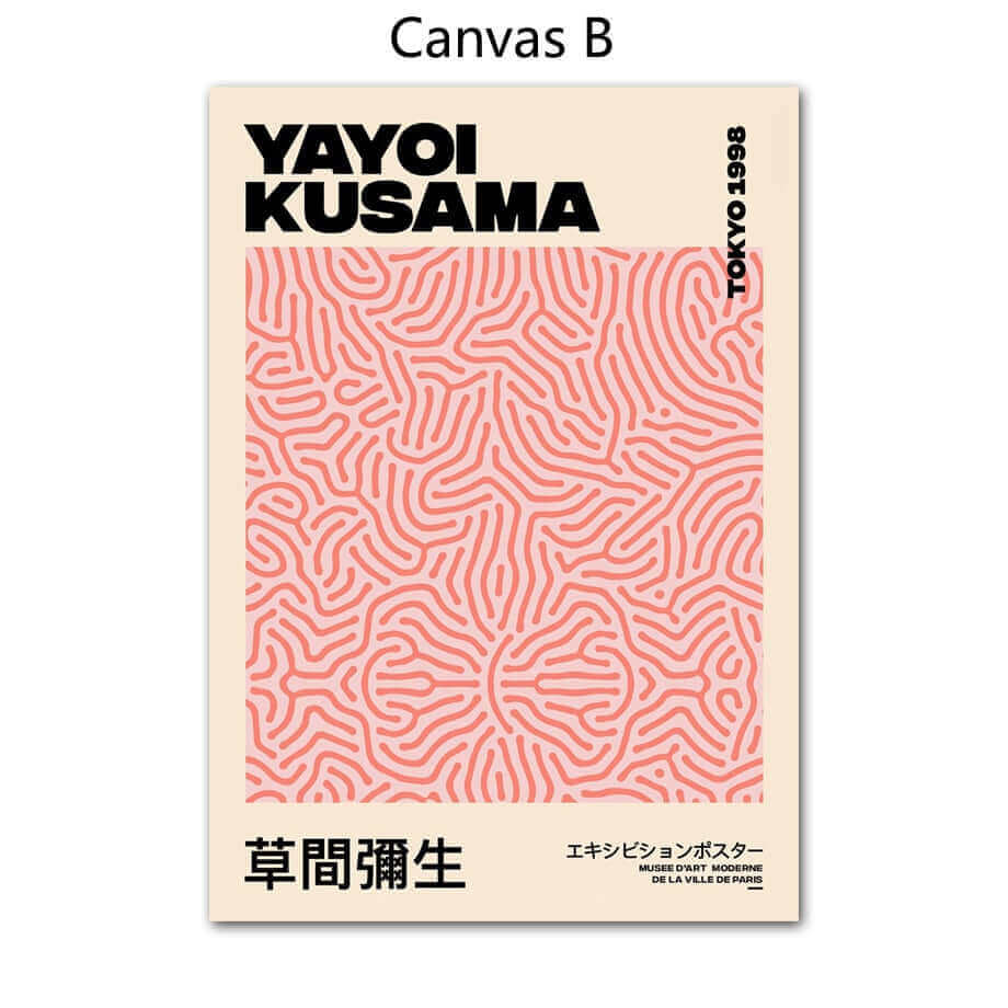Yayoi Kusama Abstraktes Premium Poster