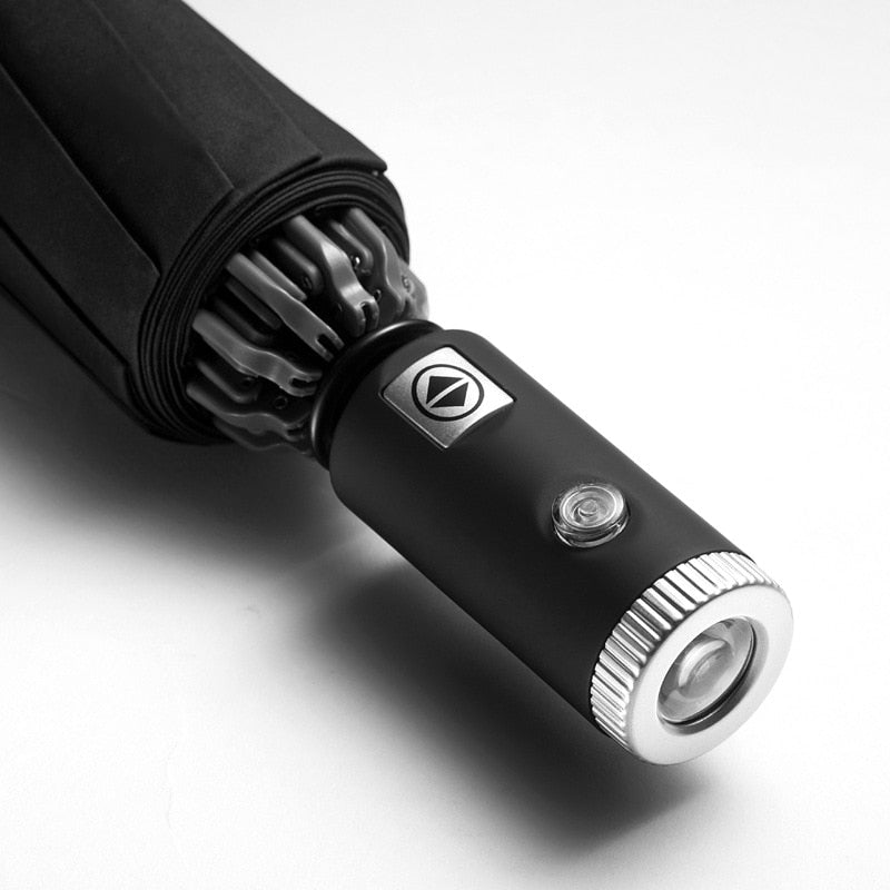 VIvolux | Regenschirm Elegant Automatisch LED