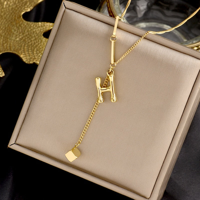 Brehn | Charmante Initialen Buchstaben Halskette