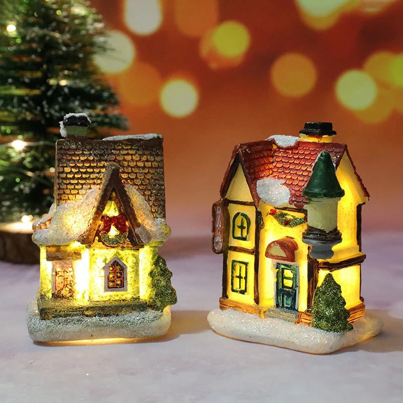 Brehn | Winterträume LED Weihnachtshaus Figurinen