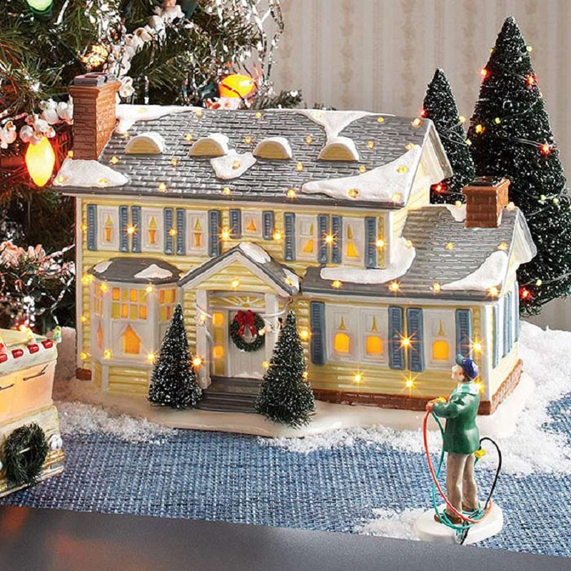 Brehn | Miniatur Weihnachtshaus Schreibtisch Dekor