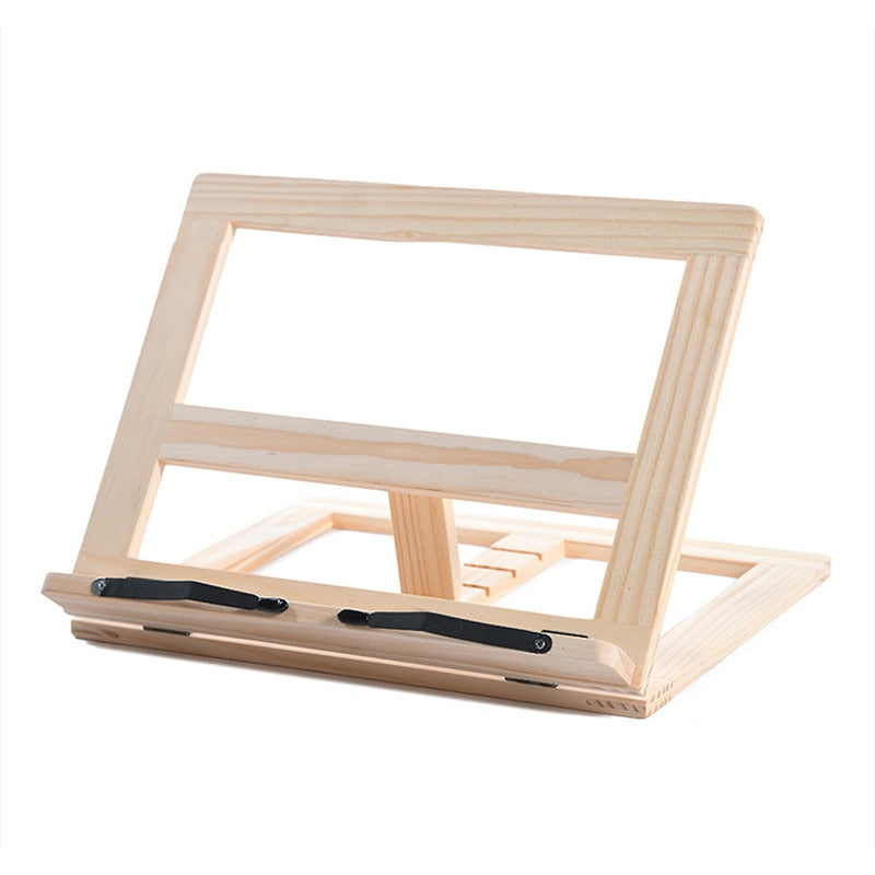 VIvolux | Kreativer Bücherwurm Holz Tablet-Ständer