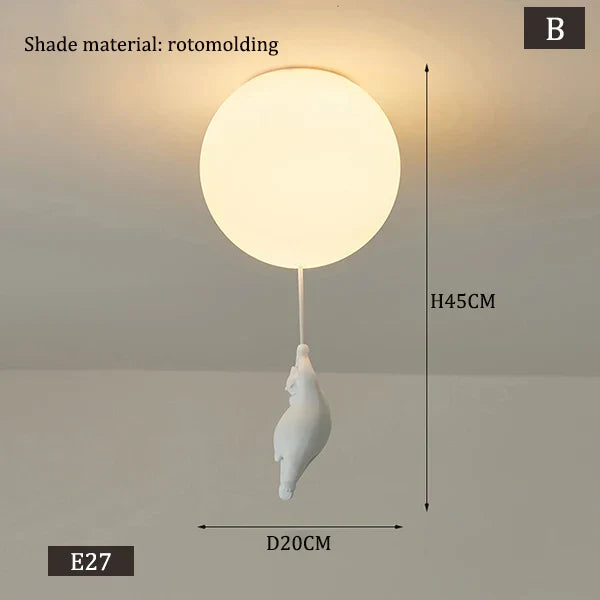Hängende Bären Luftballons Lampe | Brehn